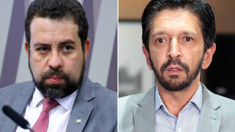 Justiça pune Nunes e Boulos por excederem tempo de Tarcísio e Lula na TV