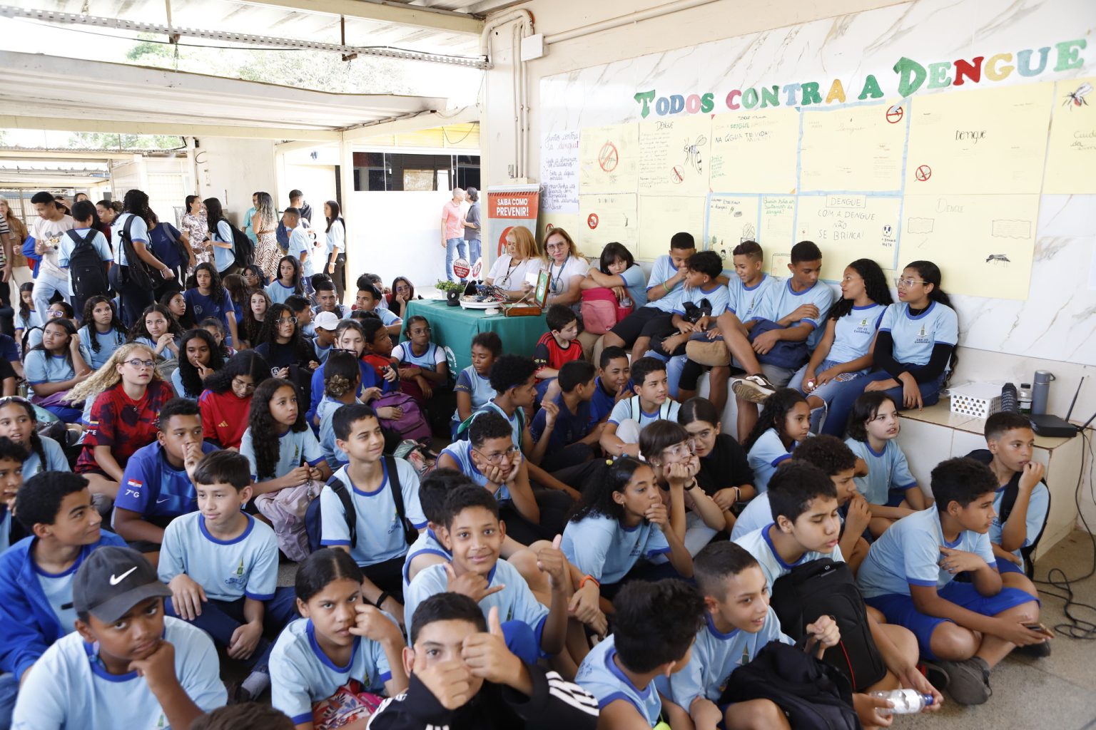 estudantes do centro de ensino fundamental 25 em ceilandia recebem orientacoes sobre como combater o mosquito da dengue. foto jhonantan cantarelle agencia saude df 1 1536x1024